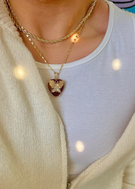 Red Moon in Venus Carnelian necklace
