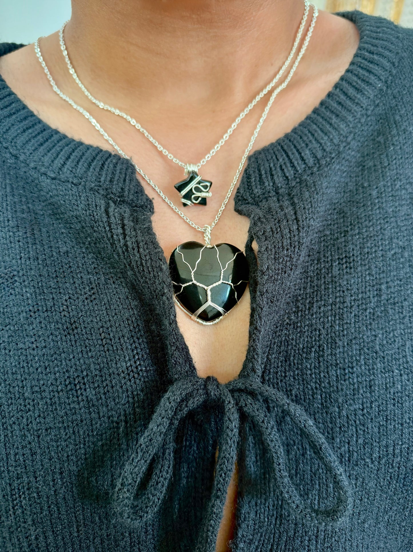 Silver, Jumbo Tree of Life necklace