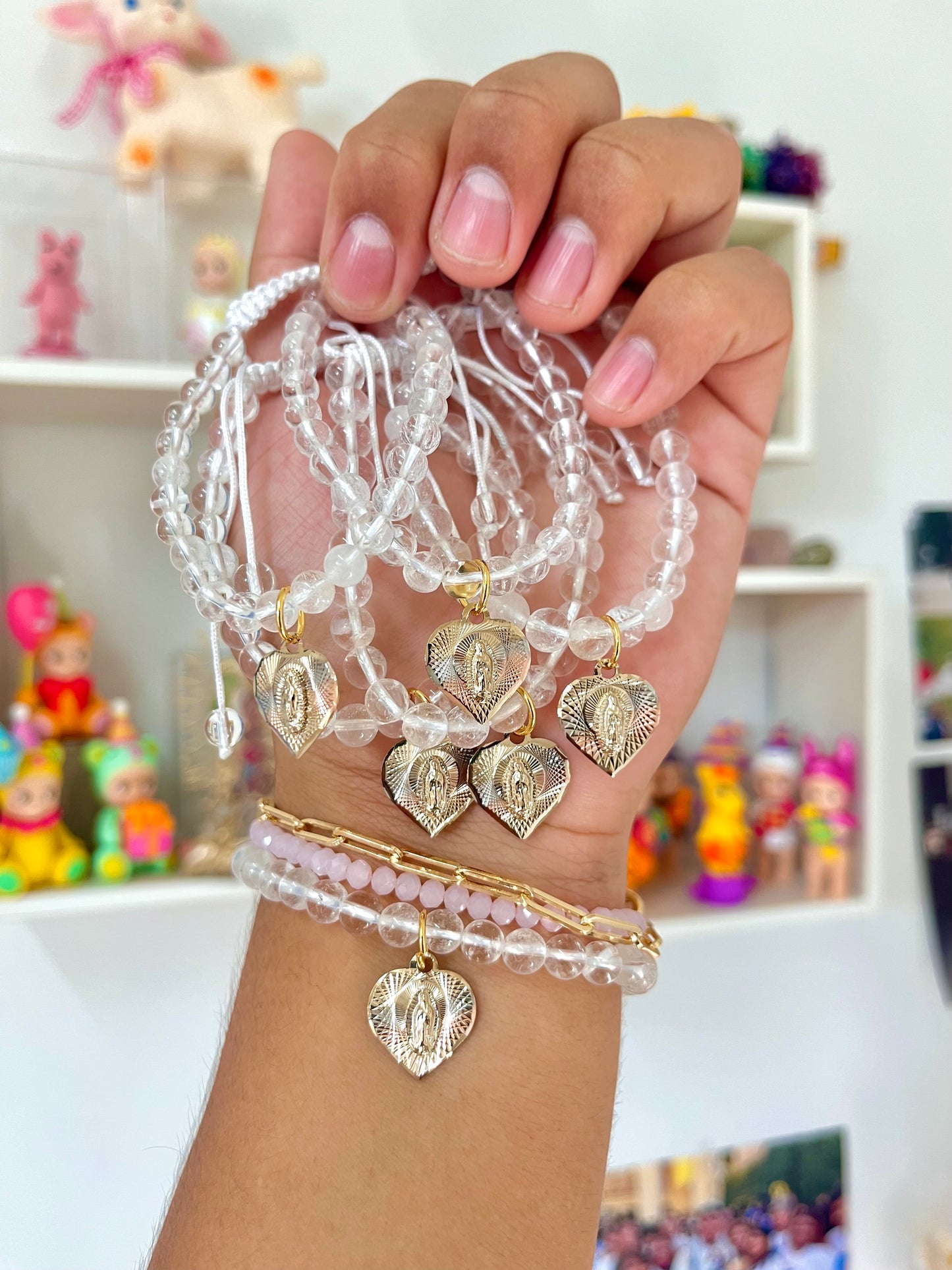 Clear Quartz Guadalupe bracelet