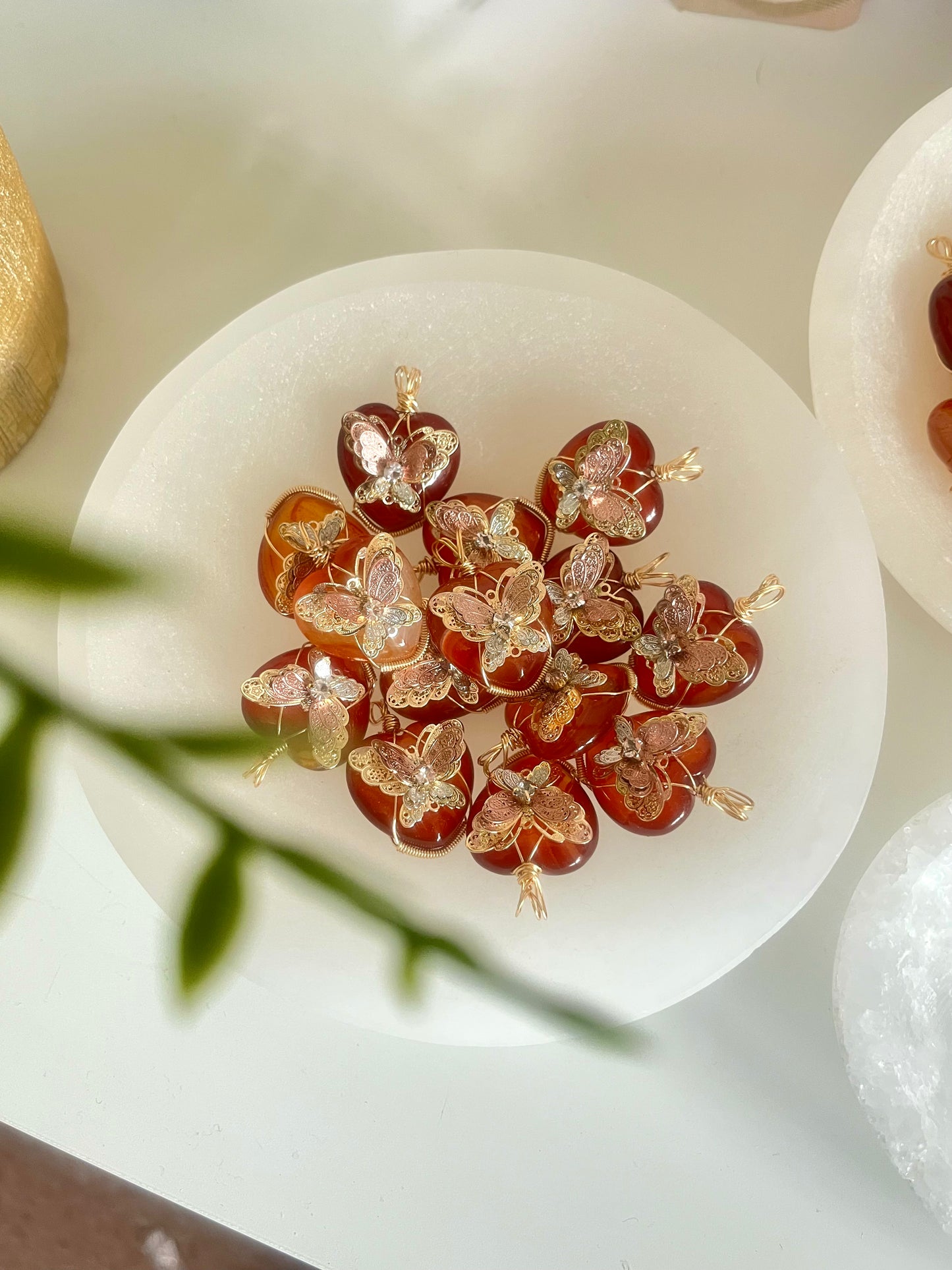 Red Moon in Venus Carnelian necklace