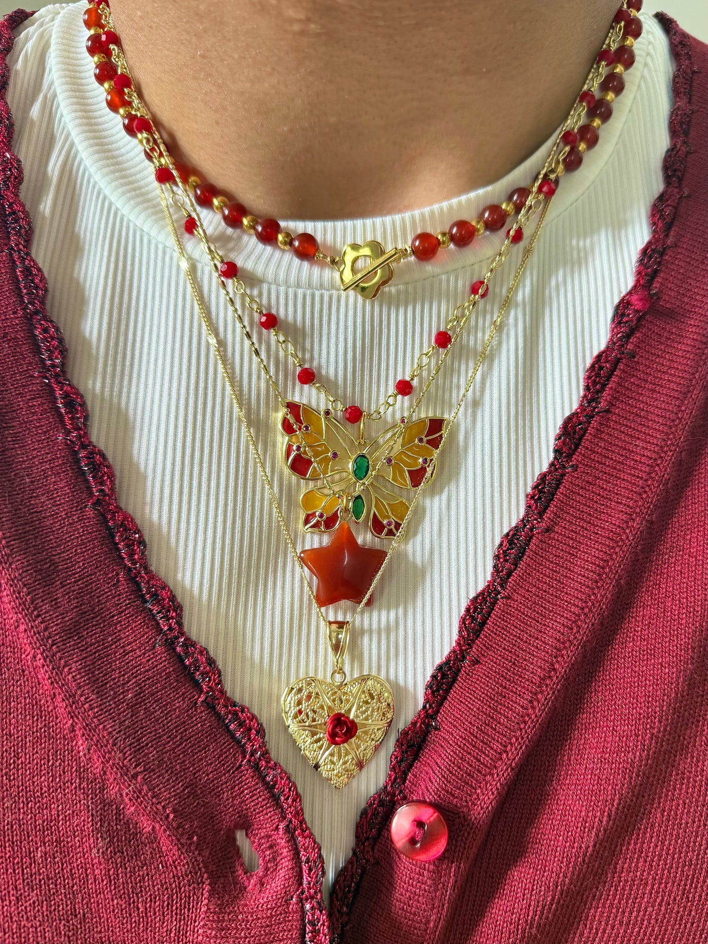 Gold Flora Necklace