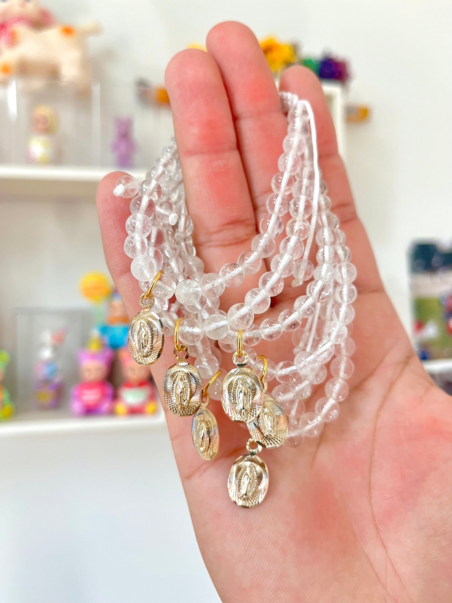 Clear Quartz, Guadalupe bracelet (OVAL)