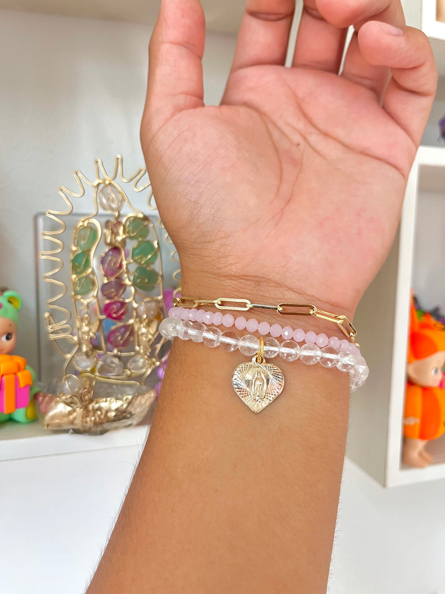 Clear Quartz Guadalupe bracelet