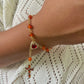 Fuerzas Carnelian bracelet