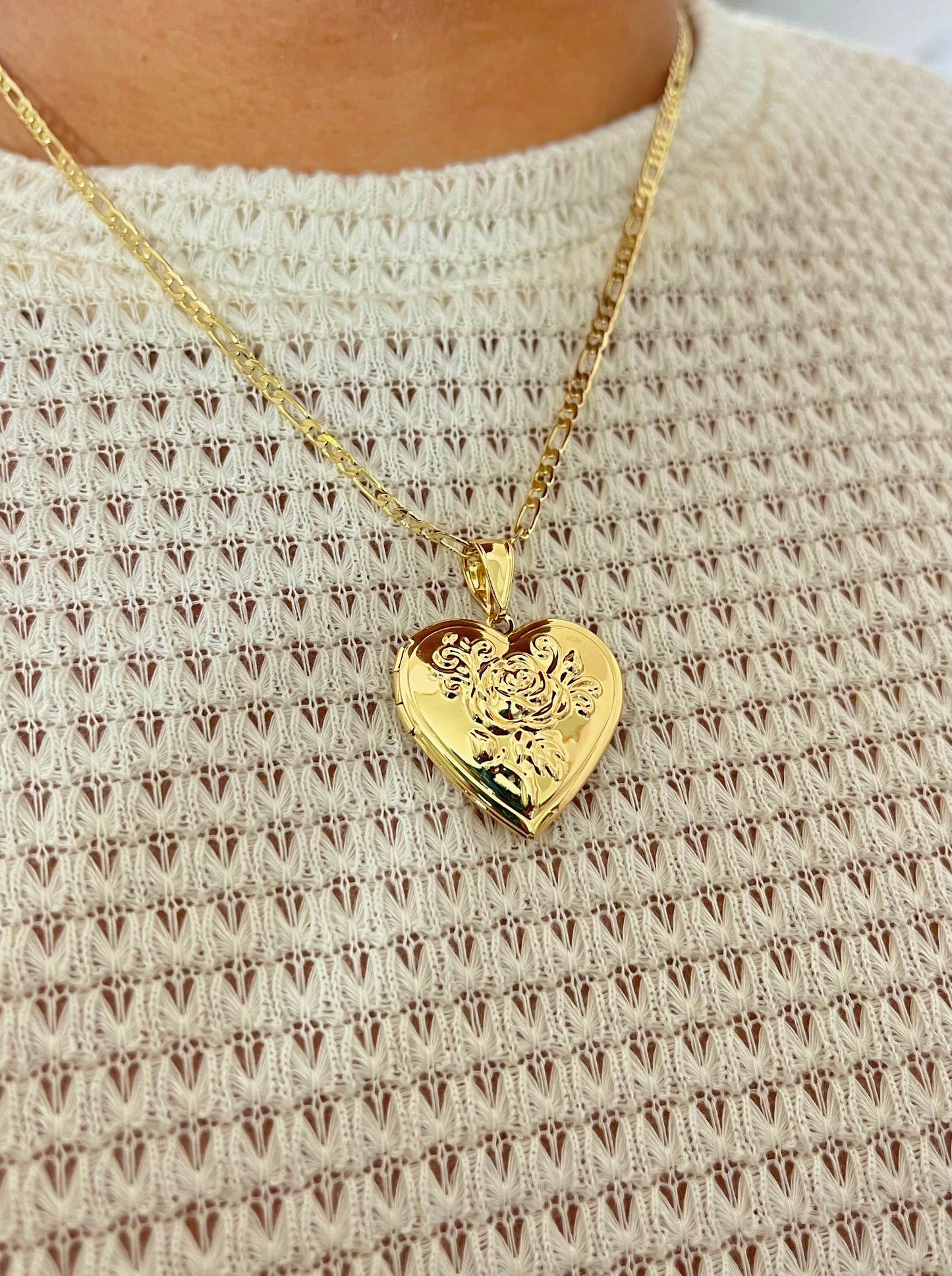 Rose Heart locket