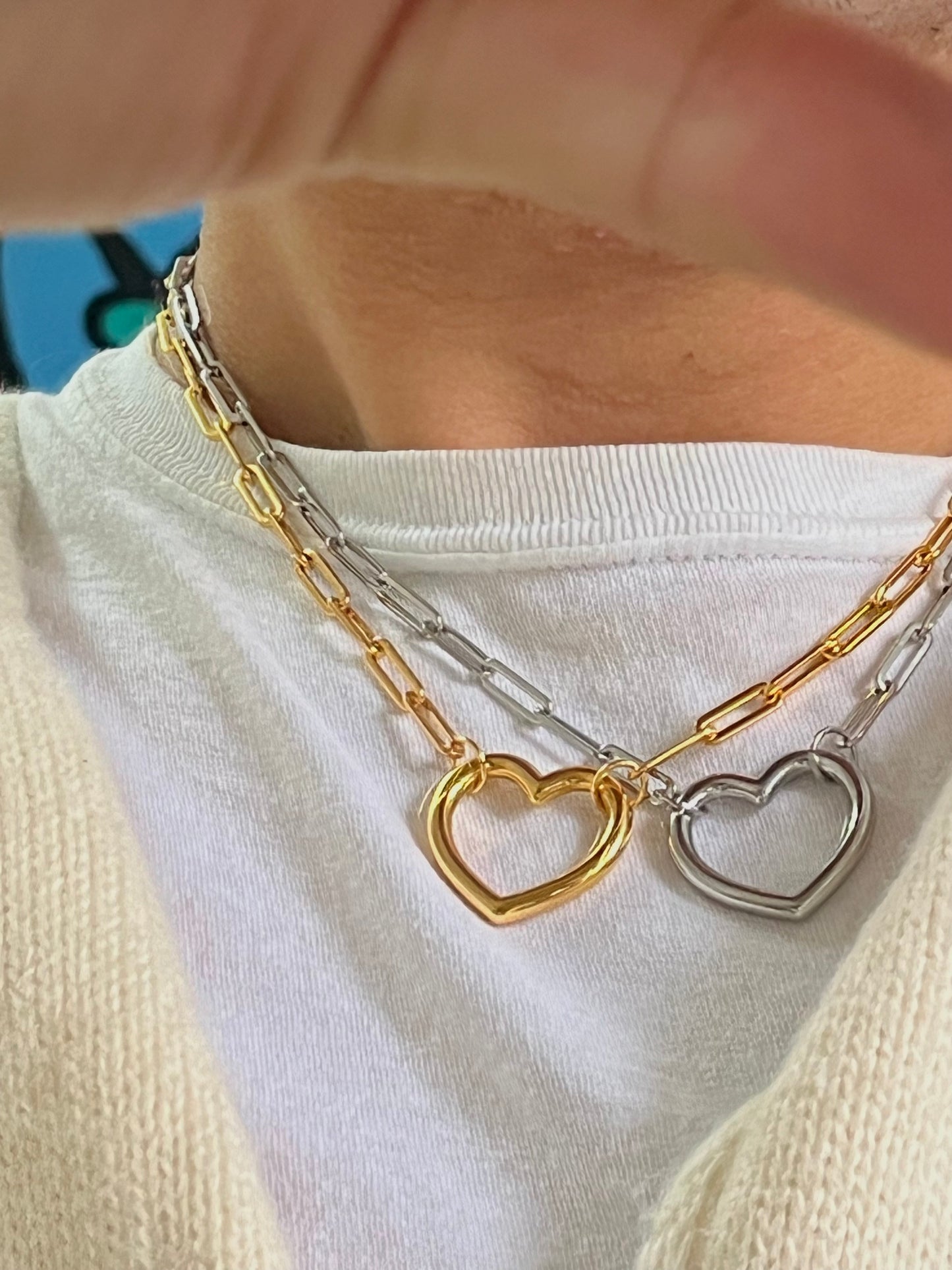 Open Heart Necklace