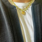 Suerte, Gold Jade Necklace