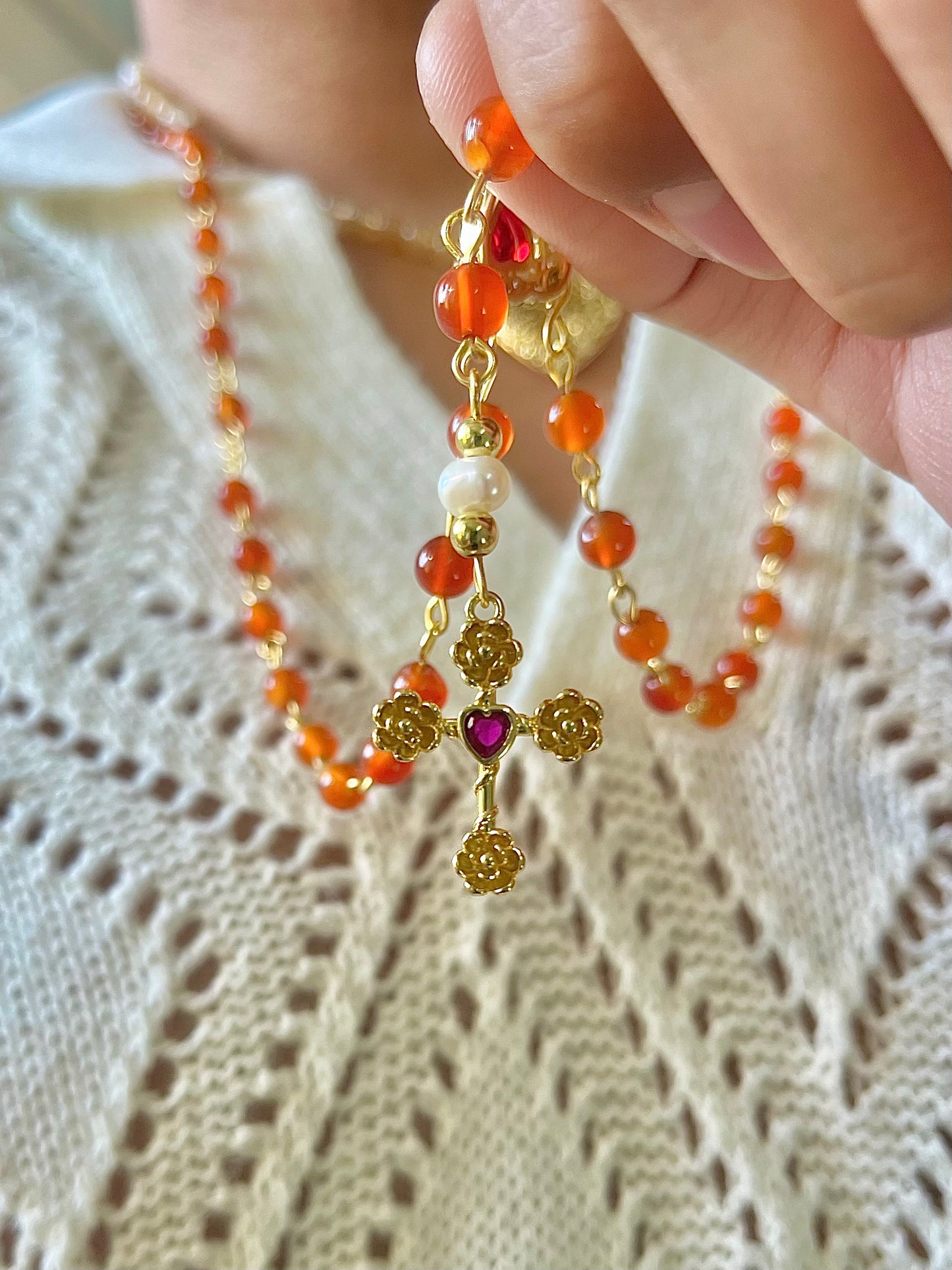 Sagrado, Carnelian Rosary