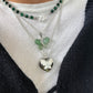Silver Flora necklace