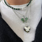 Silver Flora necklace