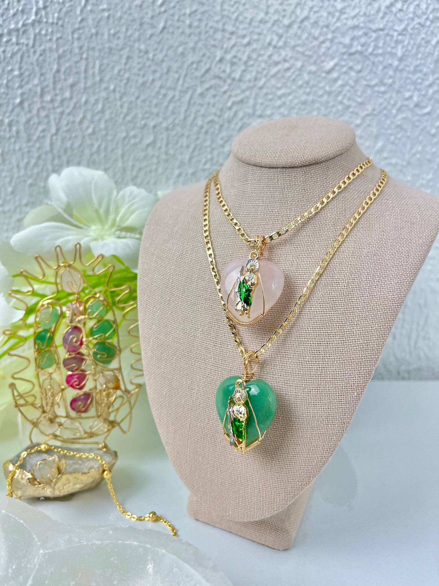 Judas Amado jade necklace