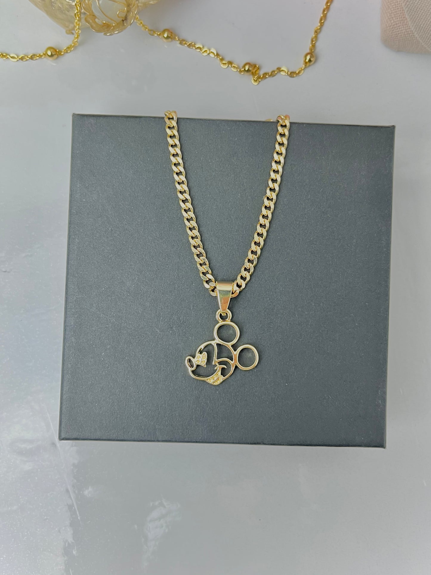 Mini mickey necklace