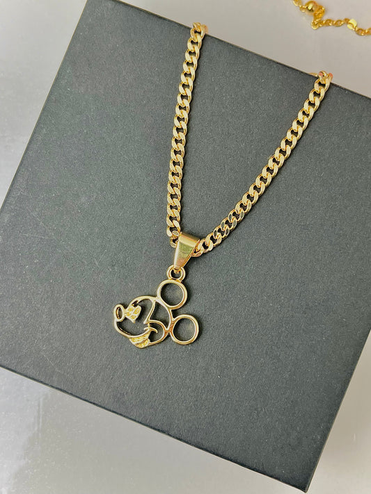 Mini mickey necklace