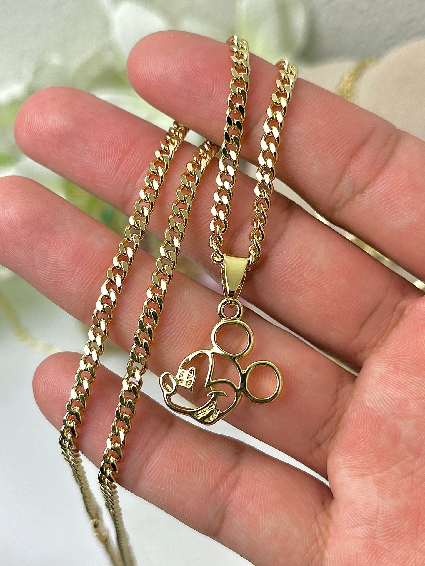 Mini mickey necklace