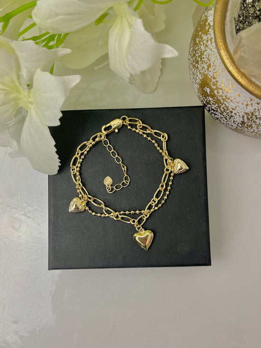 Heart of Gold Bracelet