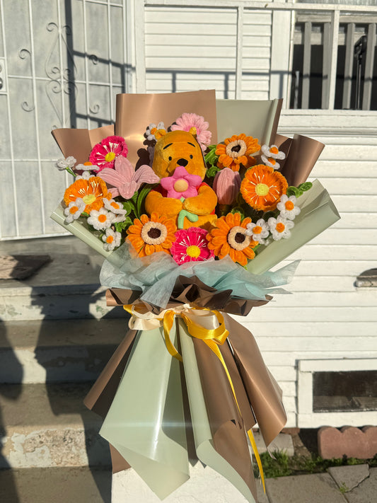 winnie Bear flower bouquet