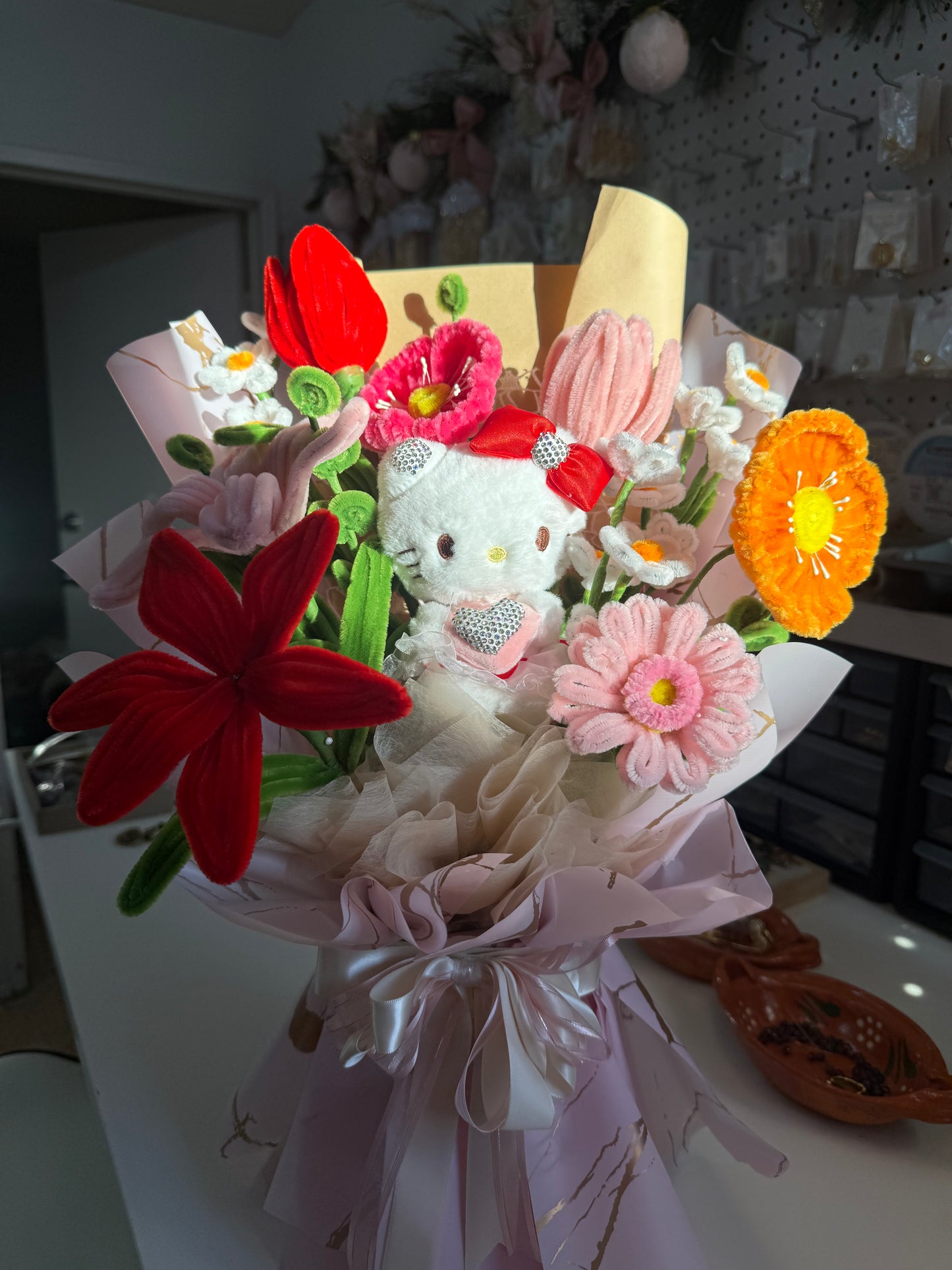 kitty Flower Bouquet