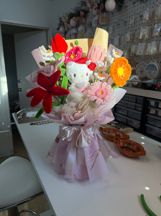kitty Flower Bouquet