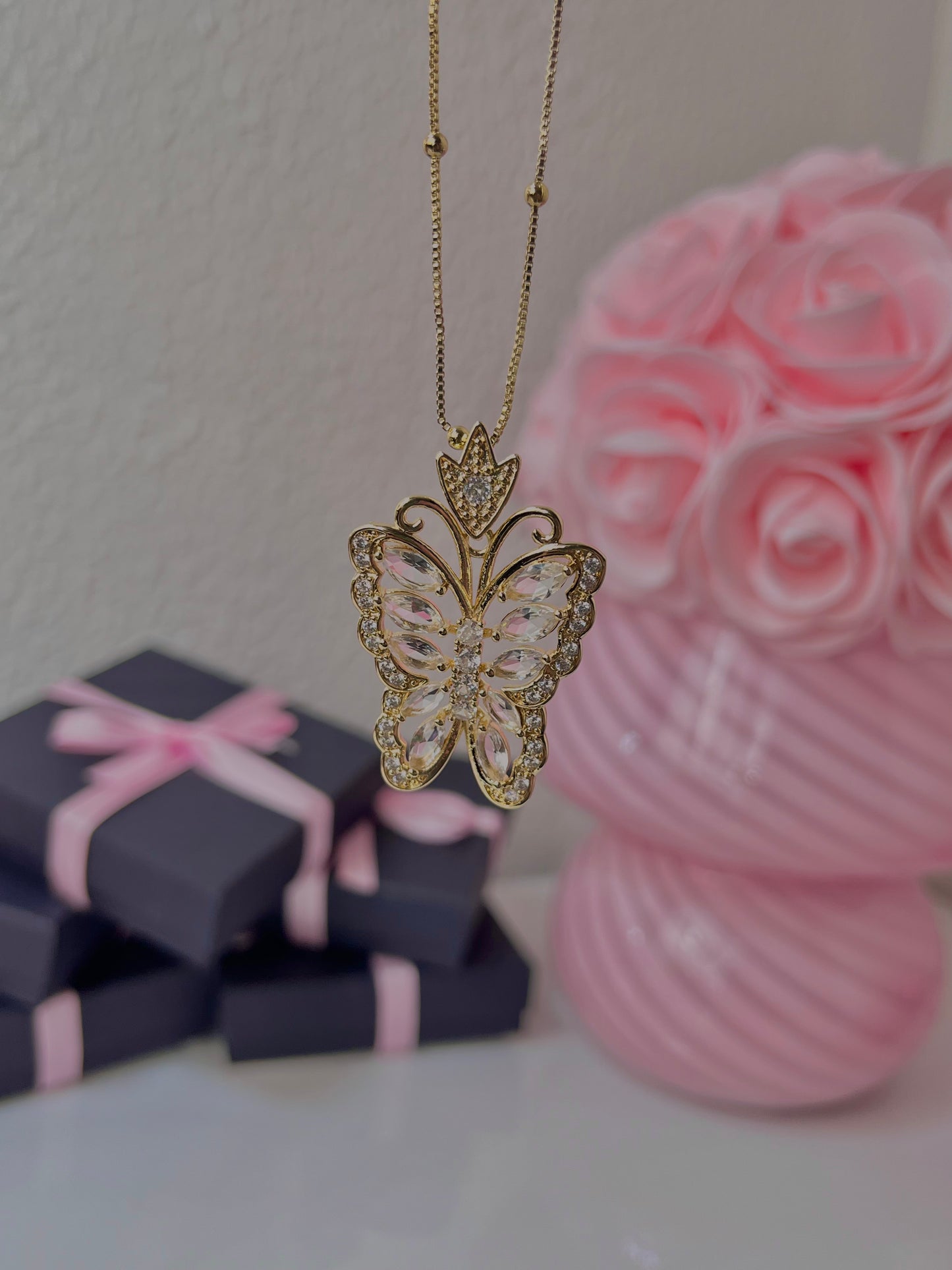 Tiffany, Butterfly Necklace