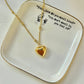 Vintage Heart, Gold Necklace