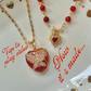 Red Moon in Venus Carnelian necklace