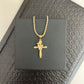 Flutter cross necklace