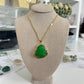 Great abundance jade laughing Buddha necklace
