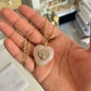 Mon amore virgencita Rose Quartz necklace