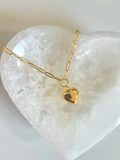 Angelina heart necklace