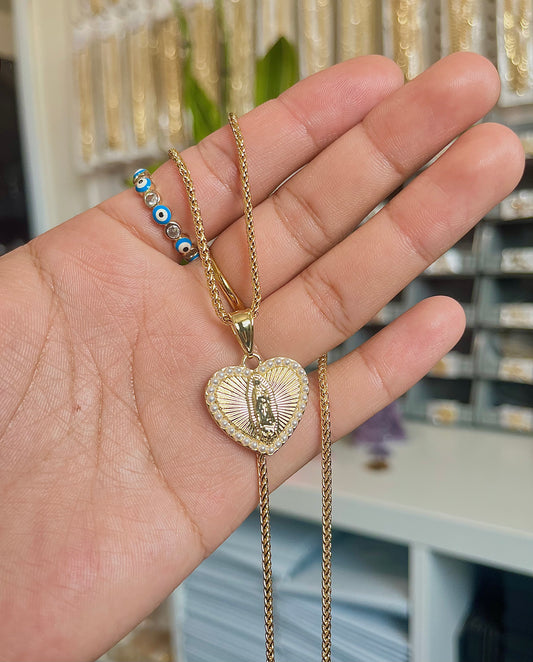 Blessed Pearl Guadalupe Necklace