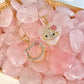 Kitty Love Rose Quartz Necklace