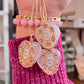 Guadalupe love, rose Quartz necklace